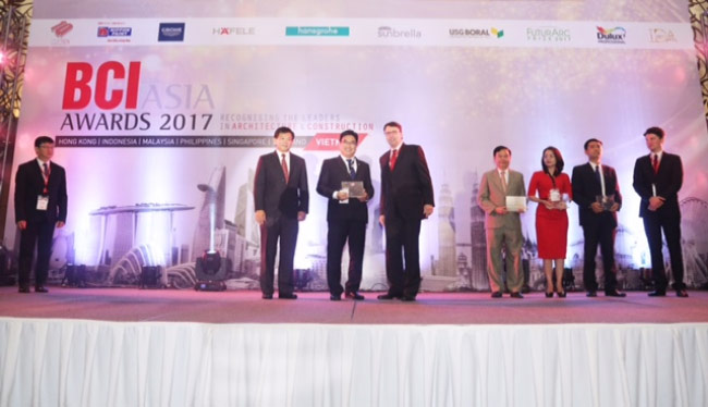 Tập đoàn Novaland vinh dự nhận giải giải thưởng BCI Asia Awards 2017
