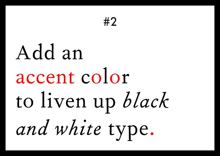 7 điều cần biết về ghép nối màu và kiểu chữ