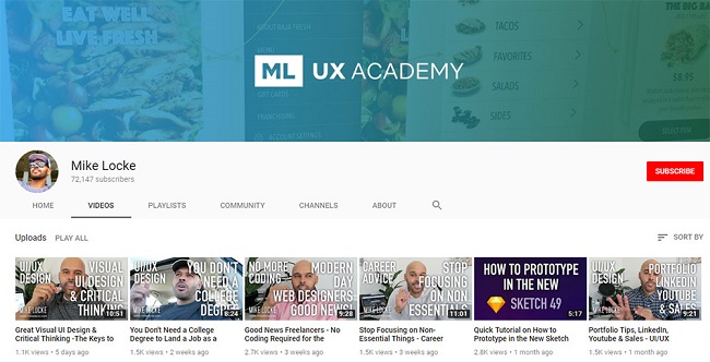 Điểm danh những kênh Youtube hữu ích nhất cho dân thiết kế UI/UX